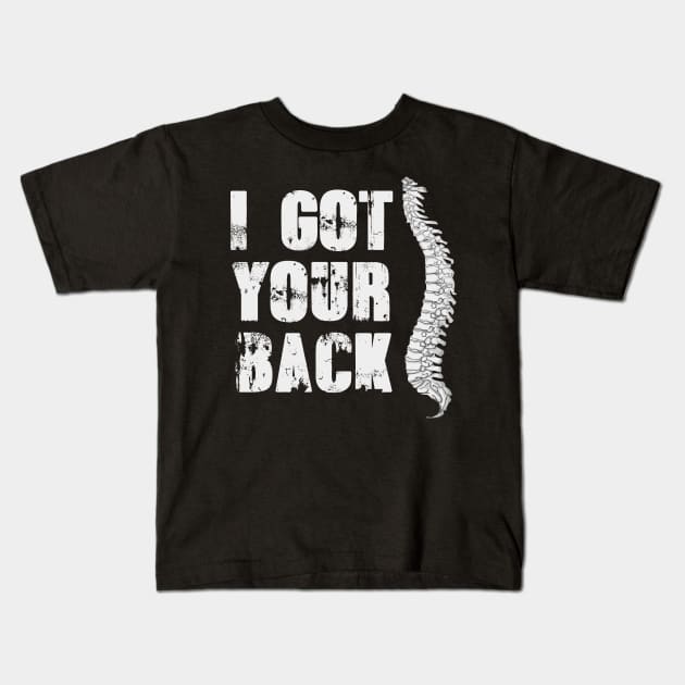 I Got Your Back Kids T-Shirt by Quincey Abstract Designs